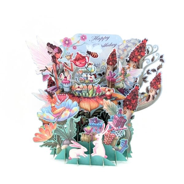 Enchanted Fairy Garden Pop-Up Birthday Card