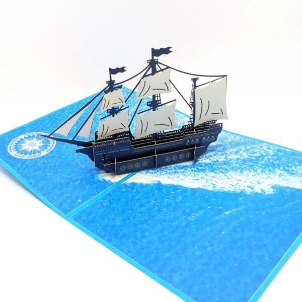 Sailing Ship Pop-Up Card