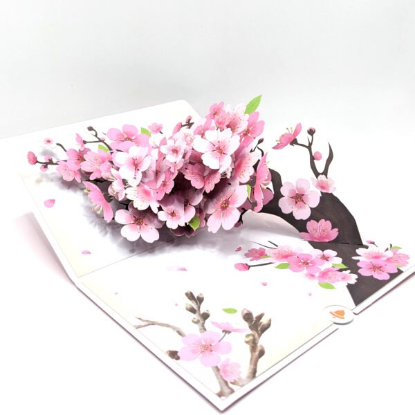 Cherry Blossom Pop-Up Birthday Card