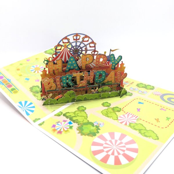 Carnival Surprise Pop-Up Birthday Card