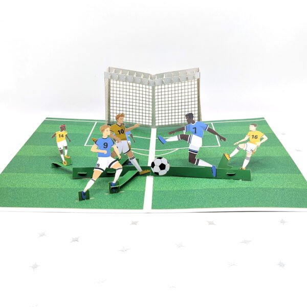 Soccer Match Pop-Up Card